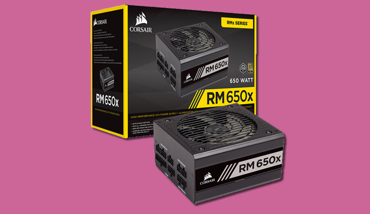 全模组金牌动力 海盗船RM650x电源
